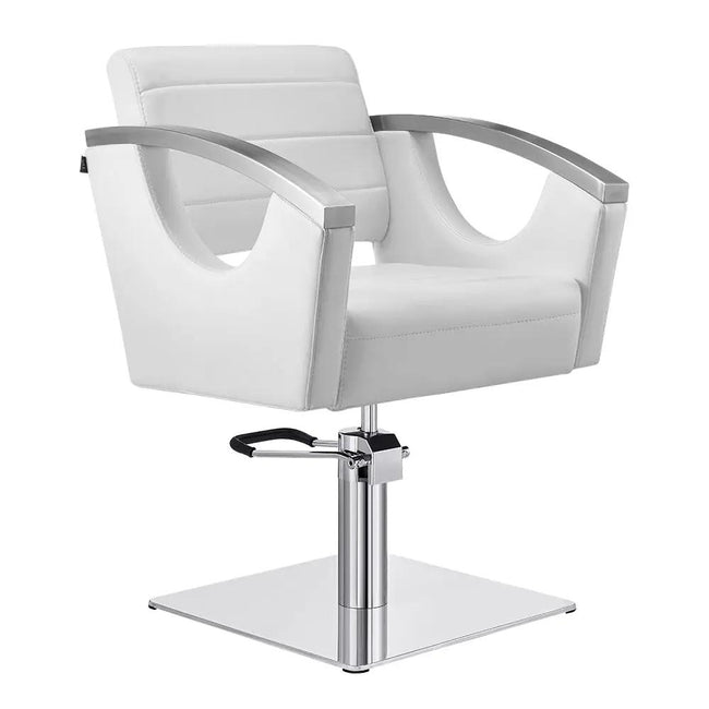 Salon Chair with Stainless Steel Armrest - Bello Styling Chair - DIR Store