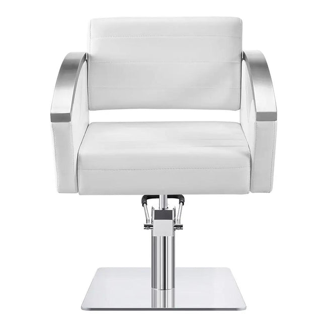 Salon Chair with Stainless Steel Armrest - Bello Styling Chair - DIR Store