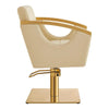 Salon Chair with Gold Stainless Steel Arms - Bello Gold Styling Chair - DIR Store