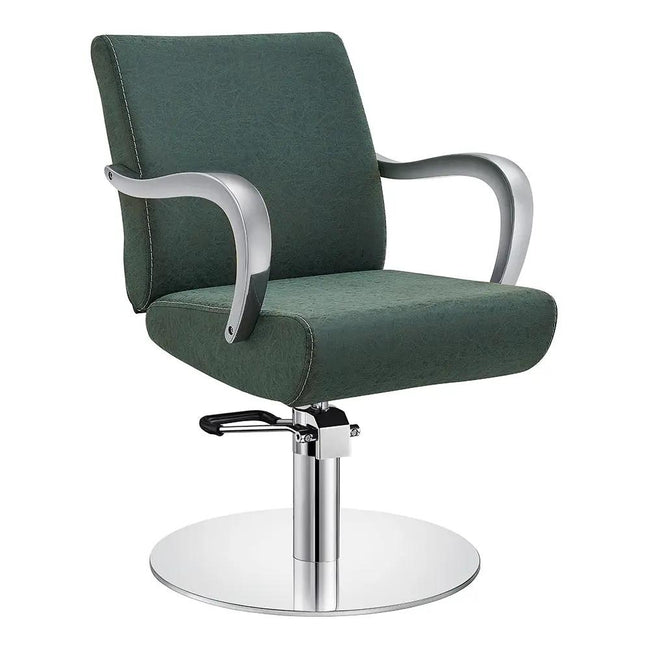 Salon Chair with Aluminium Arms - Meteor Styling Chair - DIR Store