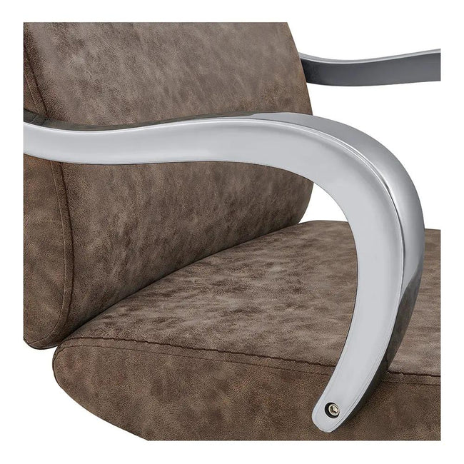 Salon Chair with Aluminium Arms - Meteor Styling Chair - DIR Store