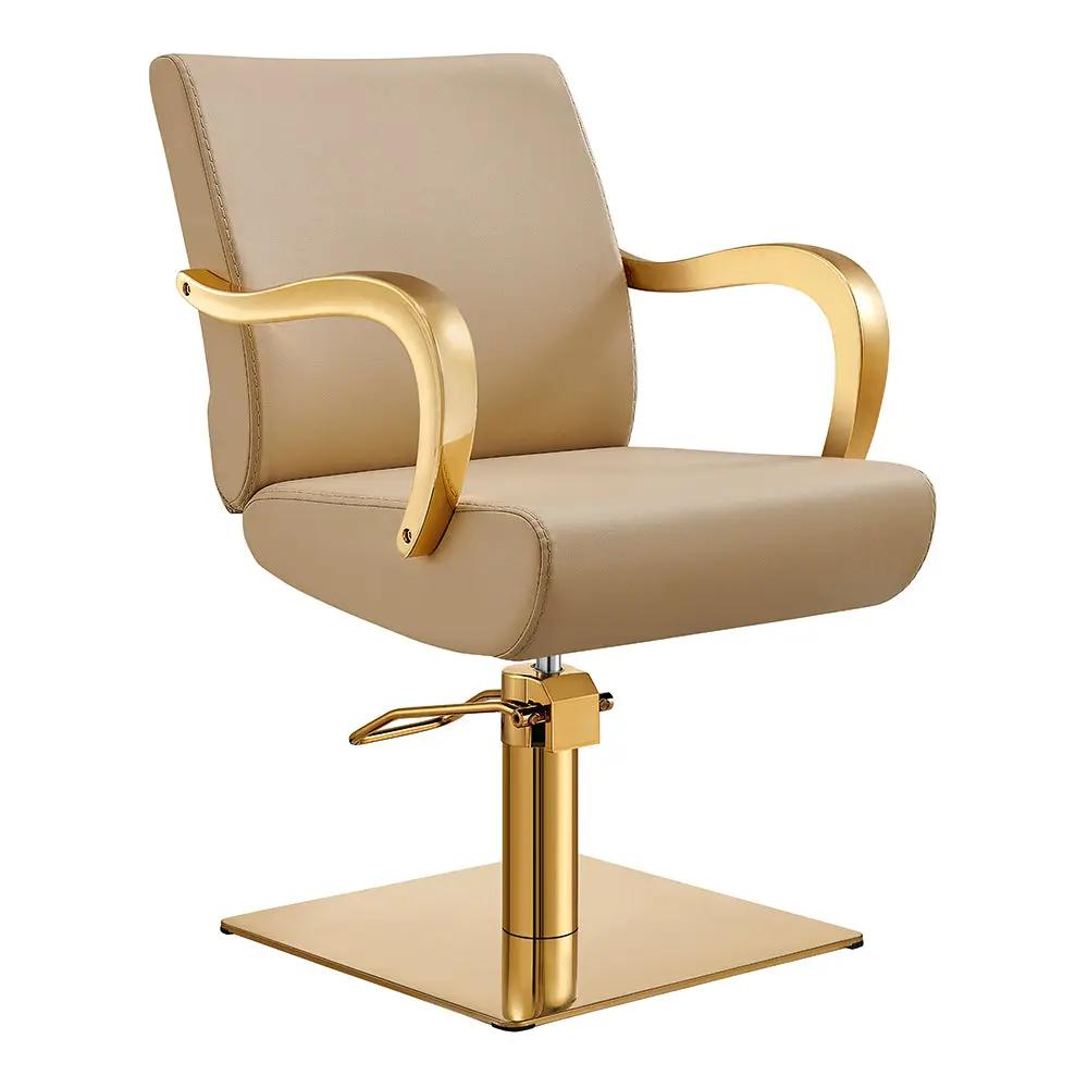 Salon Chair with Gold Arms - Meteor Gold Styling Chair - DIR Store