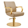 Salon Chair with Gold Arms - Meteor Gold Styling Chair - DIR Store
