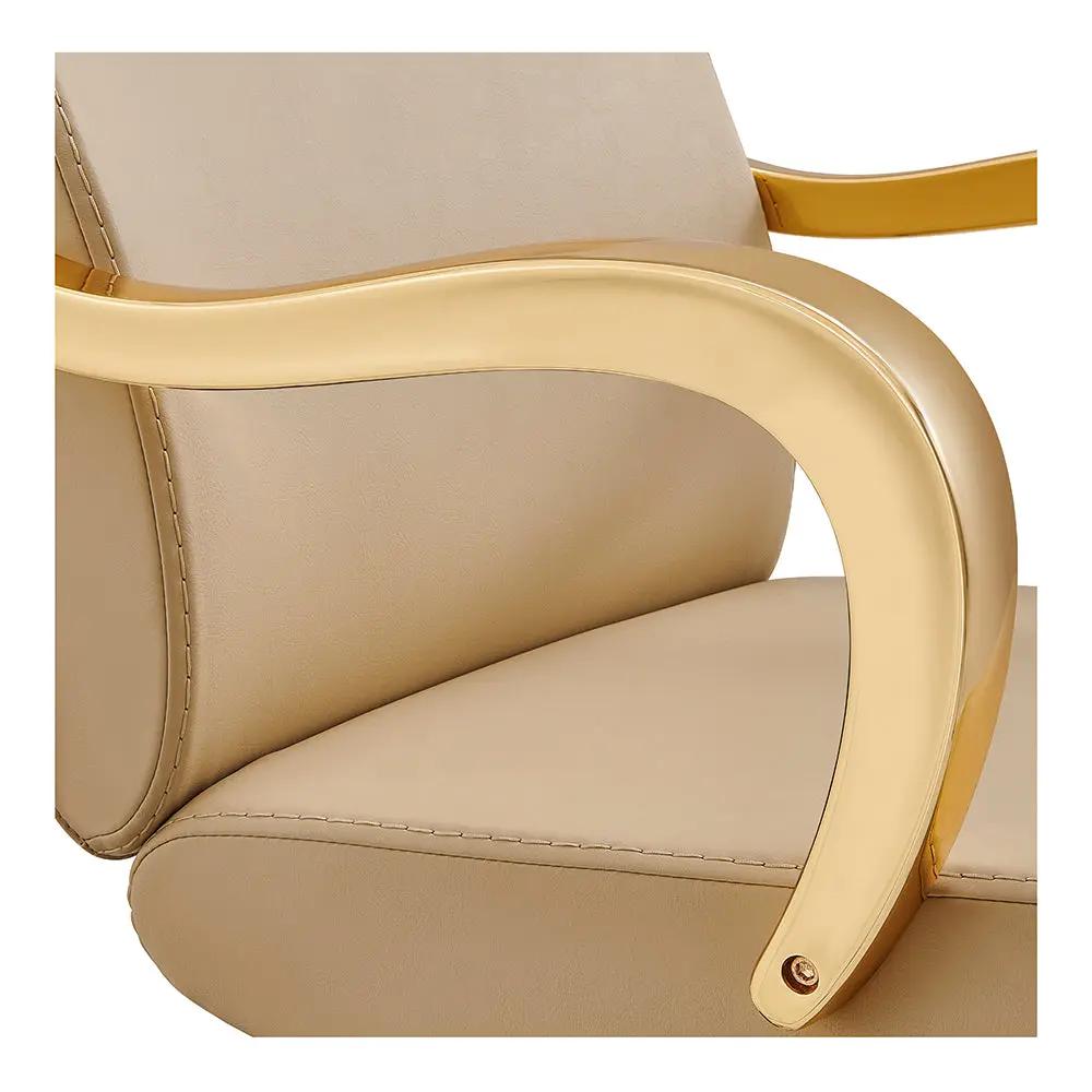 Salon Chair with Gold Arms - Meteor Gold Styling Chair - DIR Store