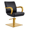 Salon Chair with Gold Arms - Meteor Gold Styling Chair - DIR Store