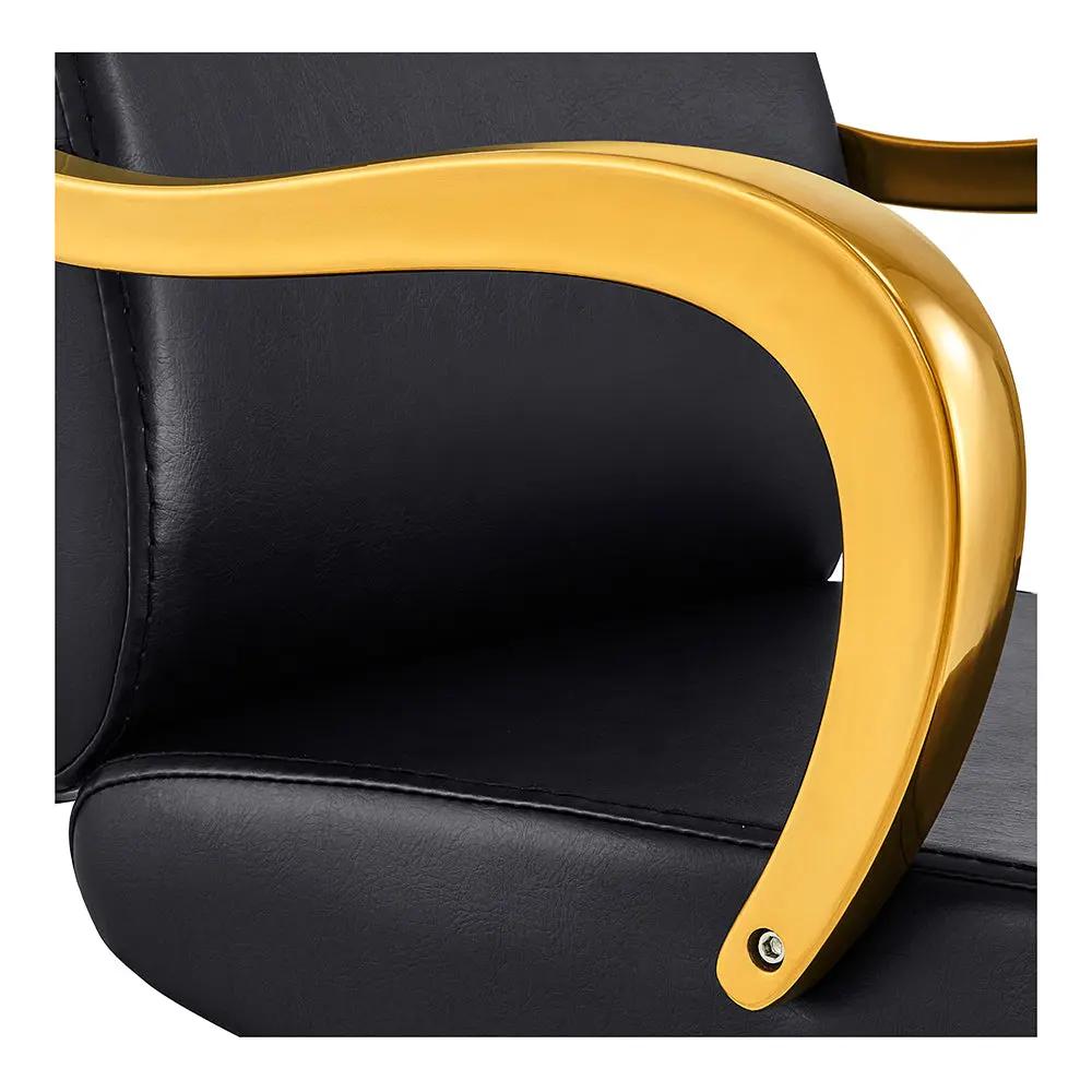 Salon Chair with Gold Arms - Meteor Gold Styling Chair - DIR Store