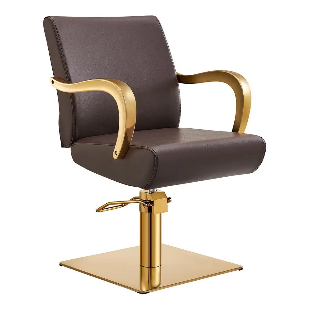 Salon Chair with Gold Arms - Meteor Gold Styling Chair - DIR Store