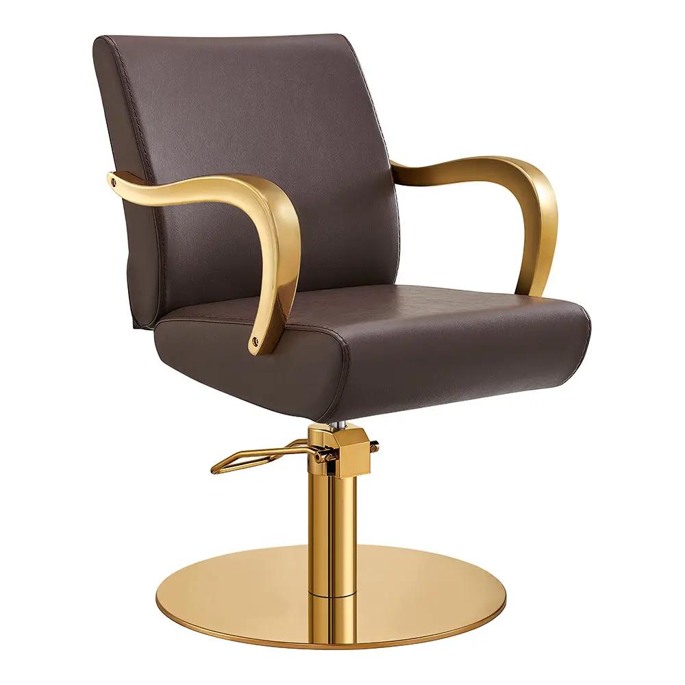 Salon Chair with Gold Arms - Meteor Gold Styling Chair - DIR Store