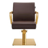 Salon Chair with Gold Arms - Meteor Gold Styling Chair - DIR Store