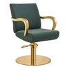 Salon Chair with Gold Arms - Meteor Gold Styling Chair - DIR Store