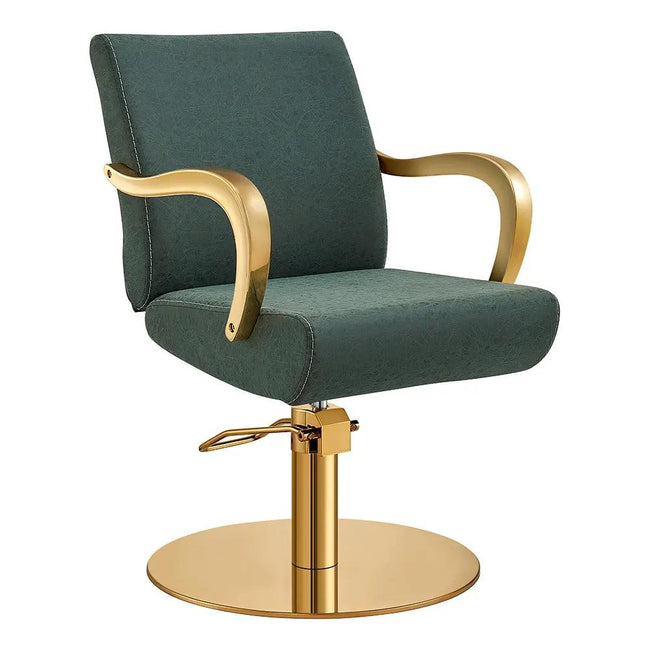 Salon Chair with Gold Arms - Meteor Gold Styling Chair - DIR Store