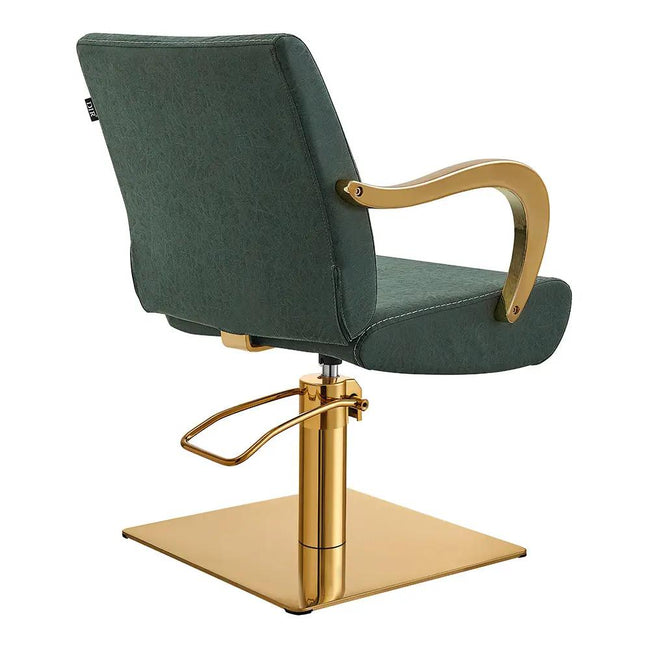 Salon Chair with Gold Arms - Meteor Gold Styling Chair - DIR Store