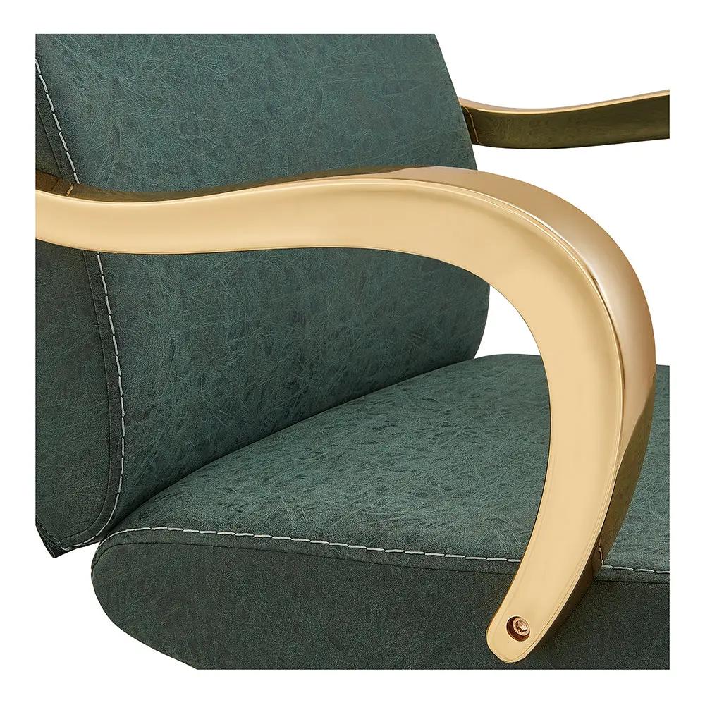 Salon Chair with Gold Arms - Meteor Gold Styling Chair - DIR Store