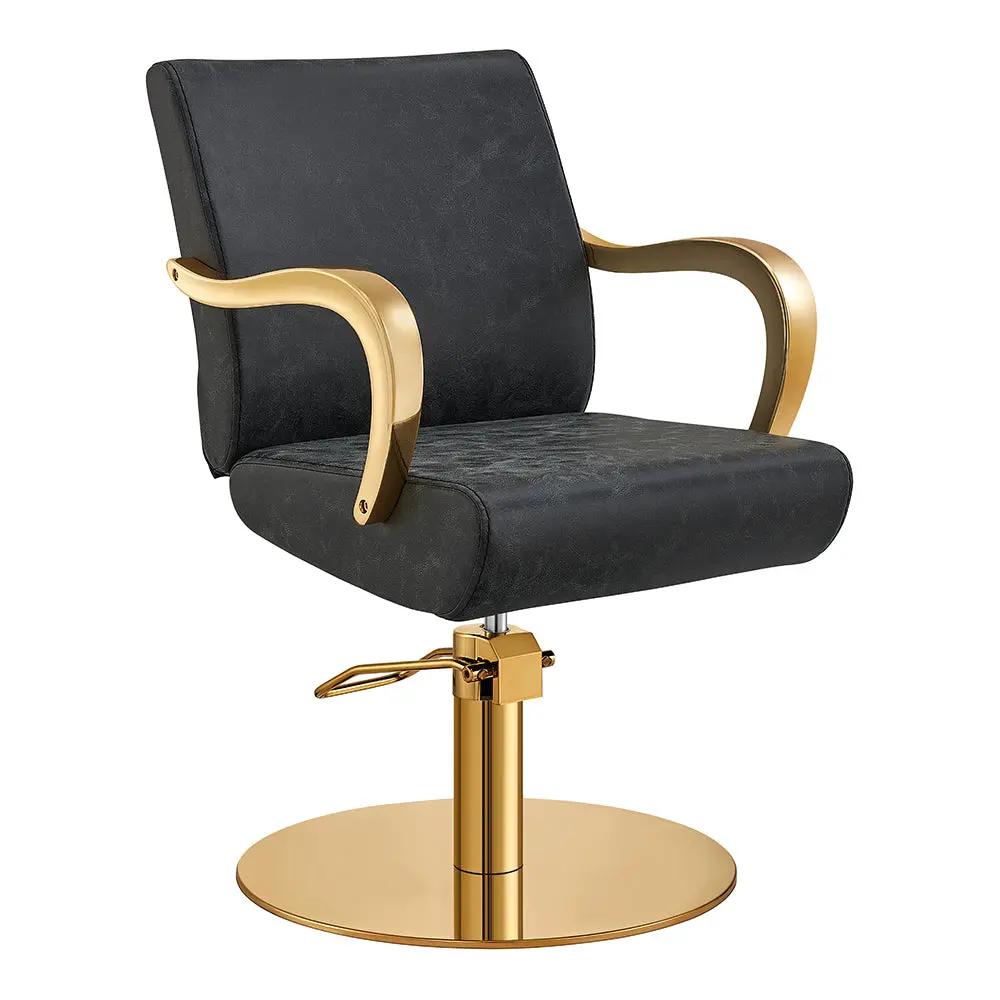 Salon Chair with Gold Arms - Meteor Gold Styling Chair - DIR Store