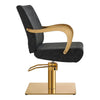 Salon Chair with Gold Arms - Meteor Gold Styling Chair - DIR Store