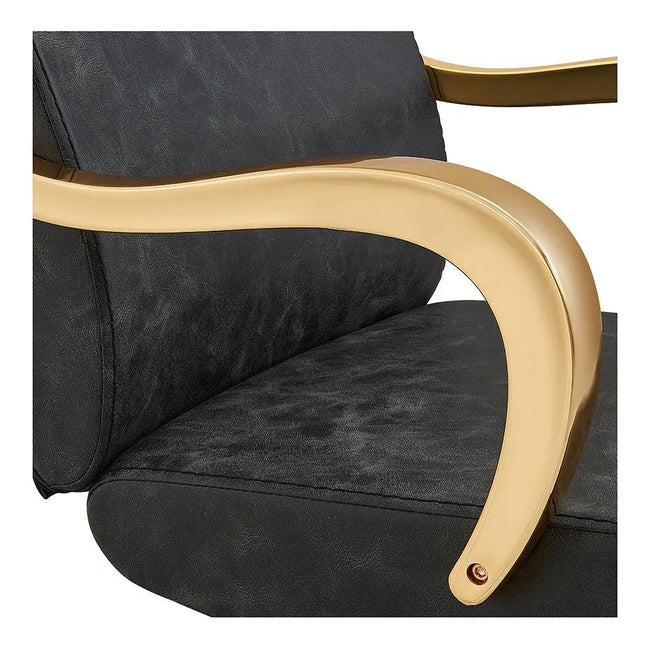 Salon Chair with Gold Arms - Meteor Gold Styling Chair - DIR Store