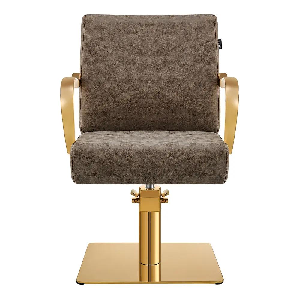 Salon Chair with Gold Arms - Meteor Gold Styling Chair - DIR Store