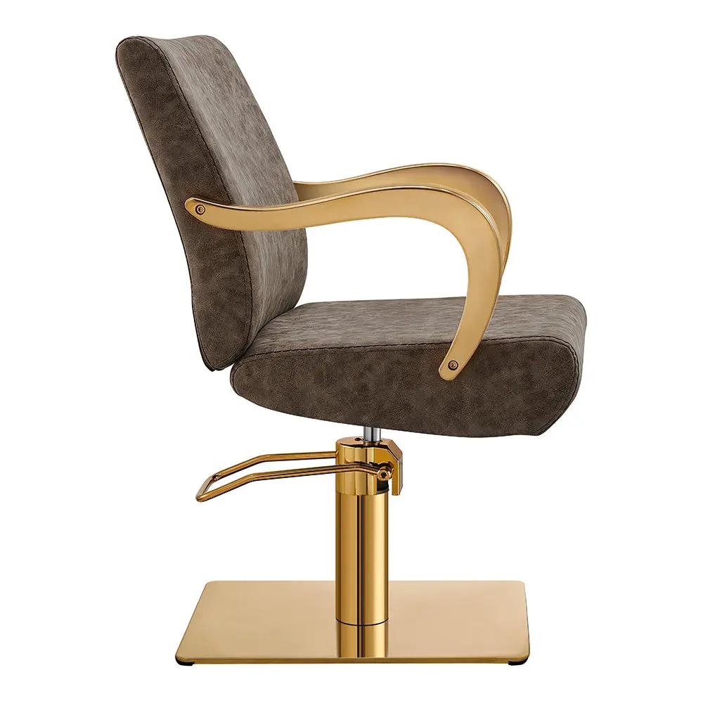 Salon Chair with Gold Arms - Meteor Gold Styling Chair - DIR Store