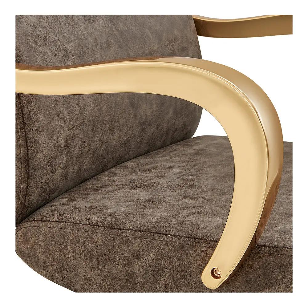Salon Chair with Gold Arms - Meteor Gold Styling Chair - DIR Store