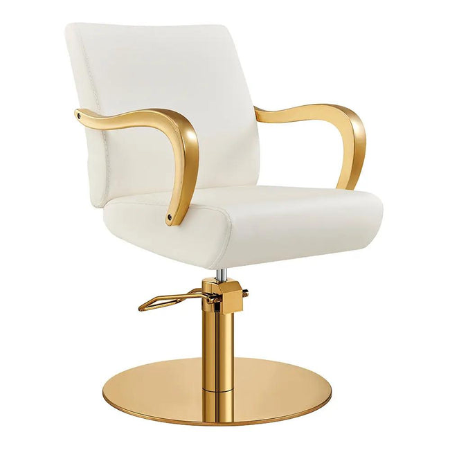 Salon Chair with Gold Arms - Meteor Gold Styling Chair - DIR Store