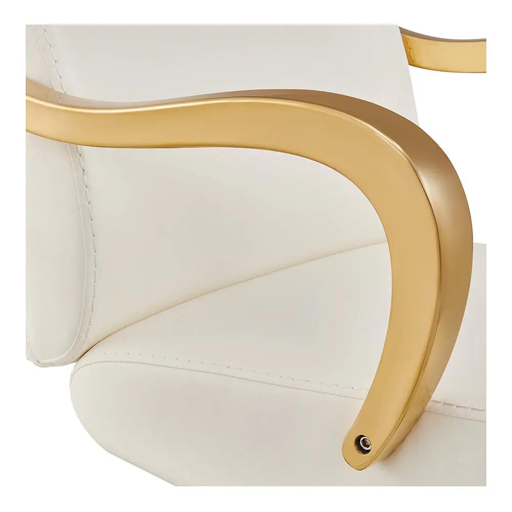 Salon Chair with Gold Arms - Meteor Gold Styling Chair - DIR Store