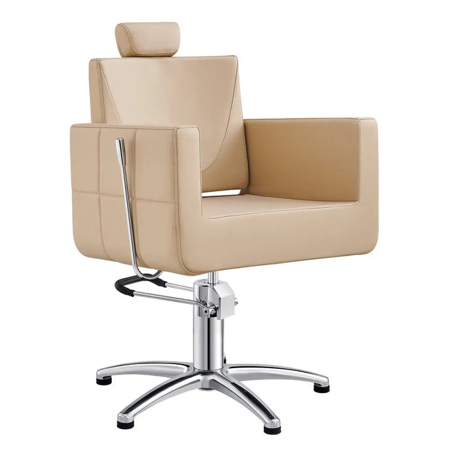 Salon Chair - Tetris II Reclining Styling Chair with Headrest vendor-unknown