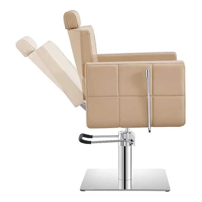 Salon Chair - Tetris II Reclining Styling Chair with Headrest - DIR Store