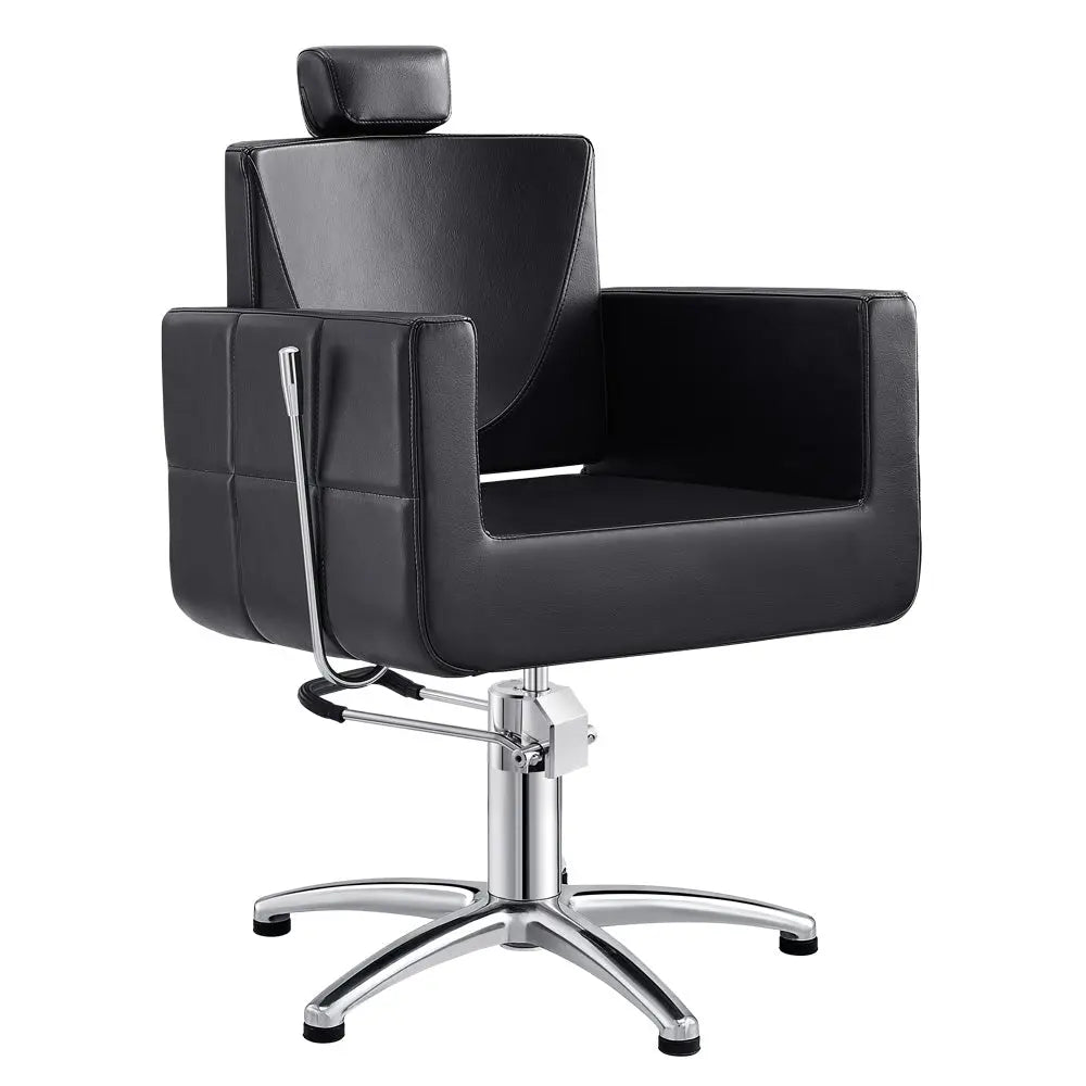 Salon Chair - Tetris II Reclining Styling Chair with Headrest vendor-unknown