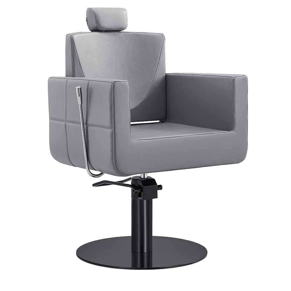 Salon Chair - Tetris II Reclining Styling Chair with Headrest vendor-unknown
