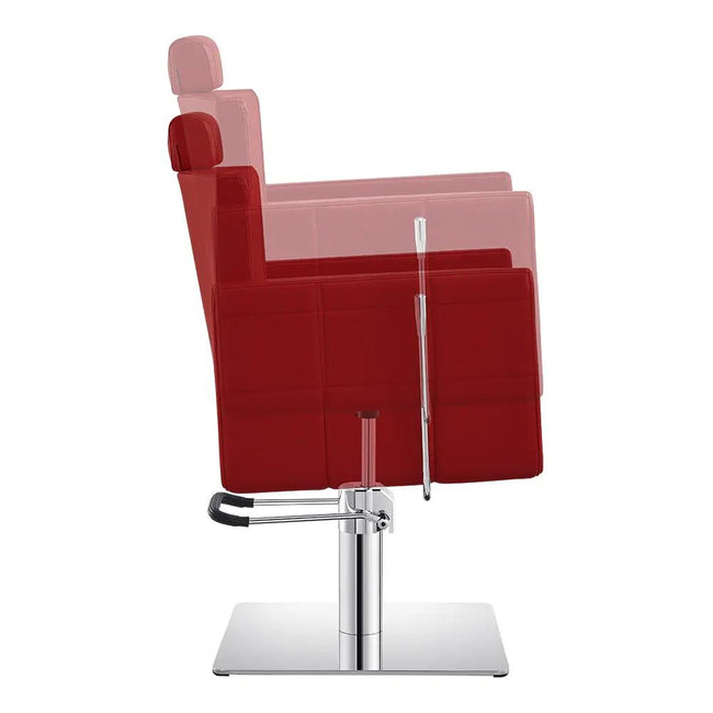 Salon Chair - Tetris II Reclining Styling Chair with Headrest - DIR Store