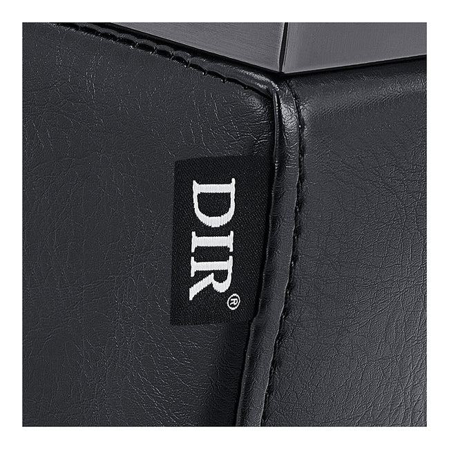 Salon Chair with Titanium Black Stainless Steel Arms - Bello Titanium Black Styling Chair DIR Store