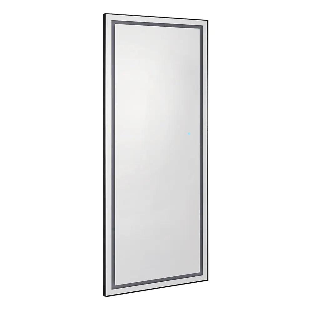 Salon Styling Unit with LED Salon Mirror & Anodized Aluminum Metal Frame - Symphony - DIR Store