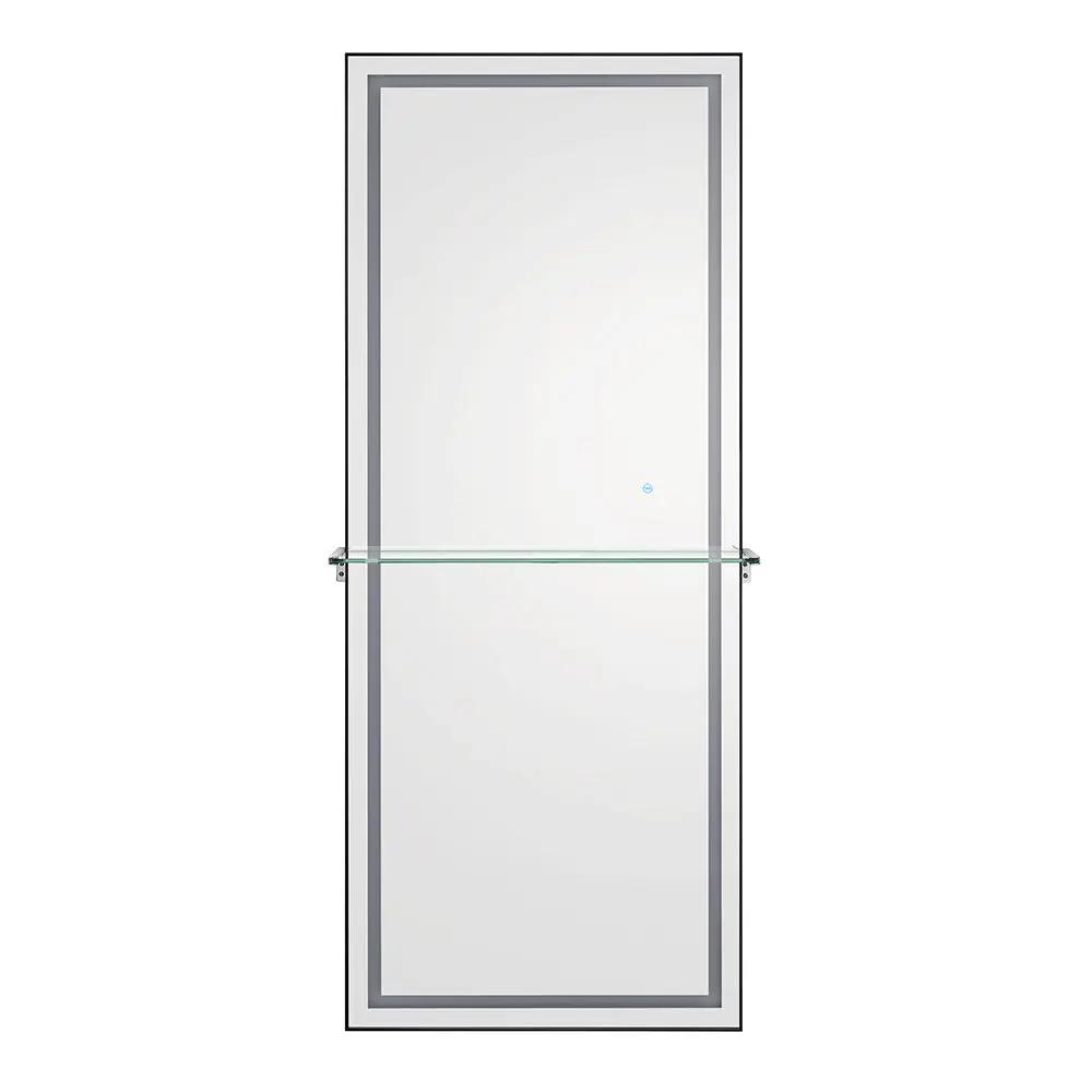 Salon Styling Unit with LED Salon Mirror & Anodized Aluminum Metal Frame - Symphony - DIR Store