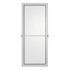 Salon Styling Unit with LED Salon Mirror & Anodized Aluminum Metal Frame - Symphony - DIR Store