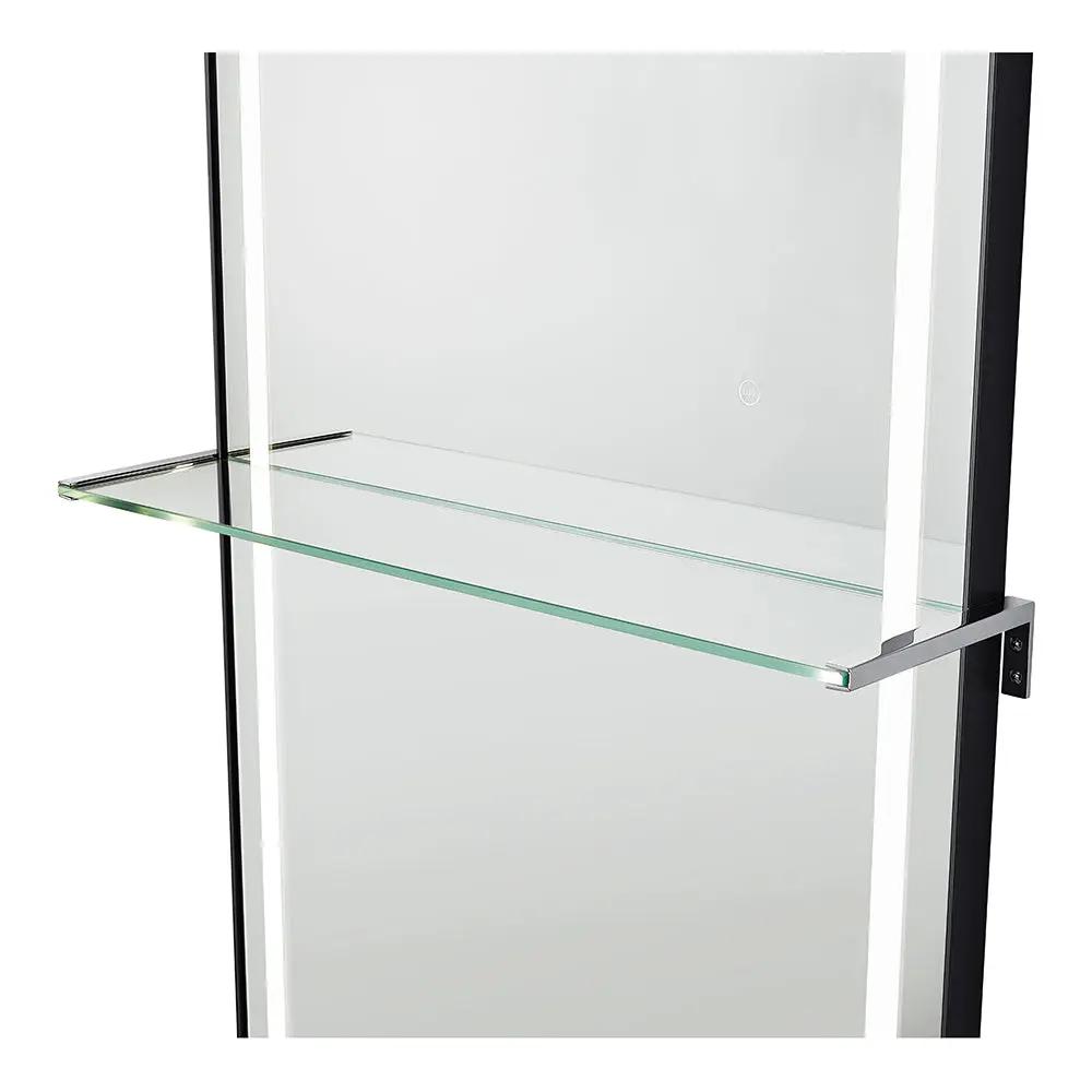 Salon Styling Unit with LED Salon Mirror & Anodized Aluminum Metal Frame - Symphony - DIR Store