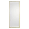 Salon Styling Unit with LED Salon Mirror & Anodized Aluminum Metal Frame - Symphony - DIR Store