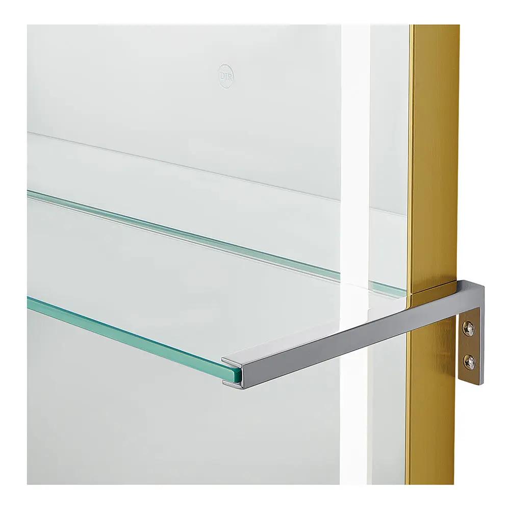 Salon Styling Unit with LED Salon Mirror & Anodized Aluminum Metal Frame - Symphony - DIR Store