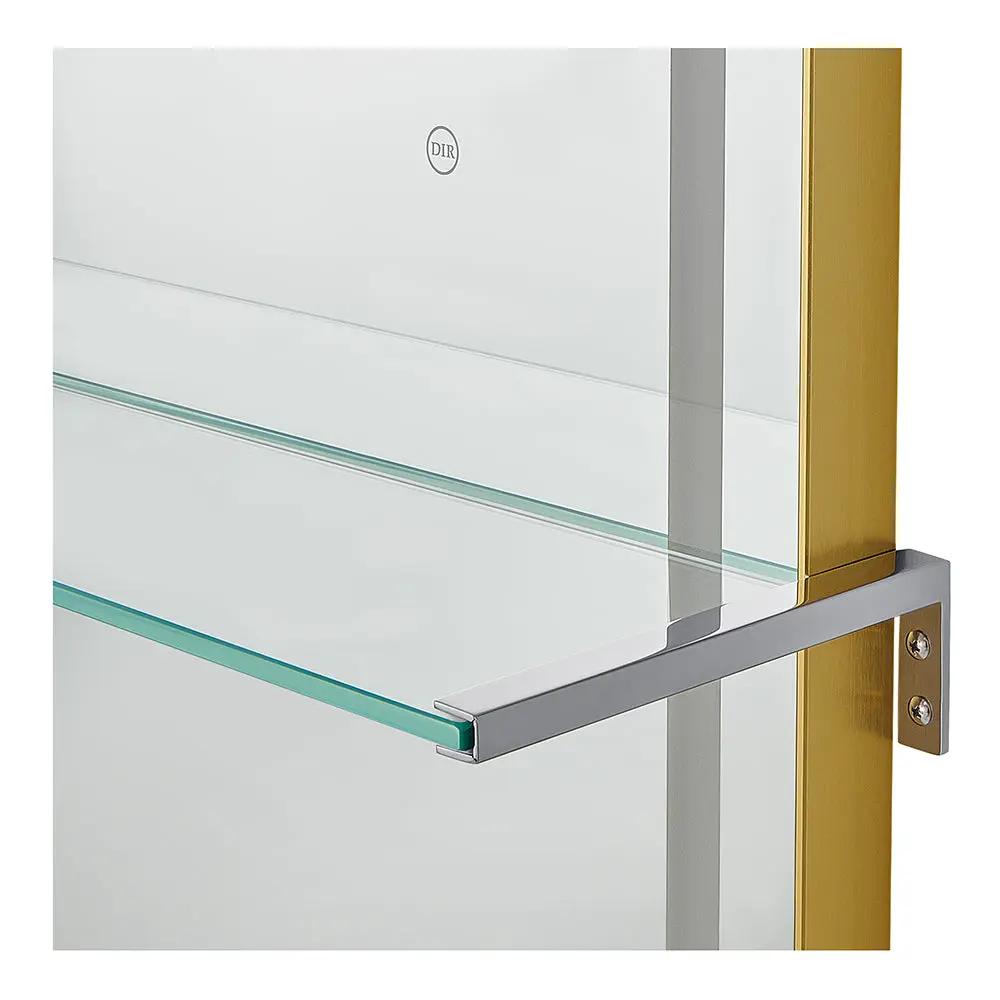 Salon Styling Unit with LED Salon Mirror & Anodized Aluminum Metal Frame - Symphony - DIR Store