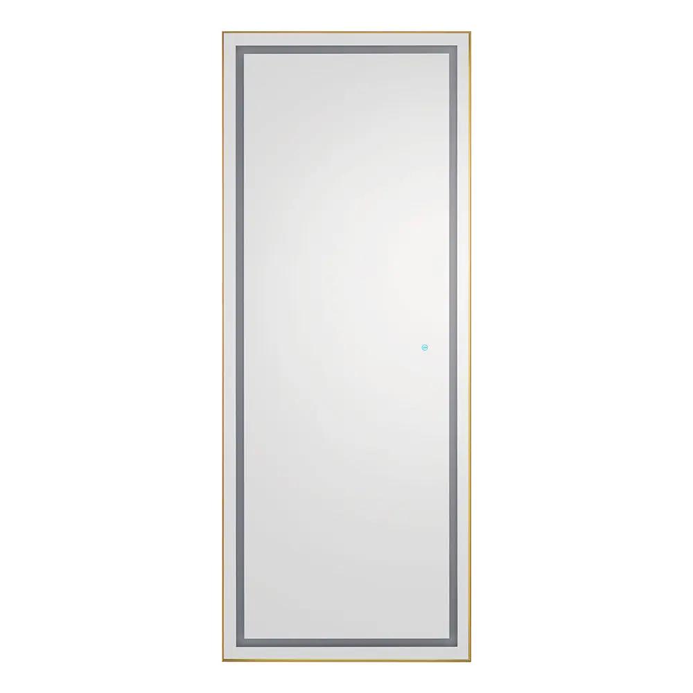 Salon Styling Unit with LED Salon Mirror & Anodized Aluminum Metal Frame - Symphony - DIR Store