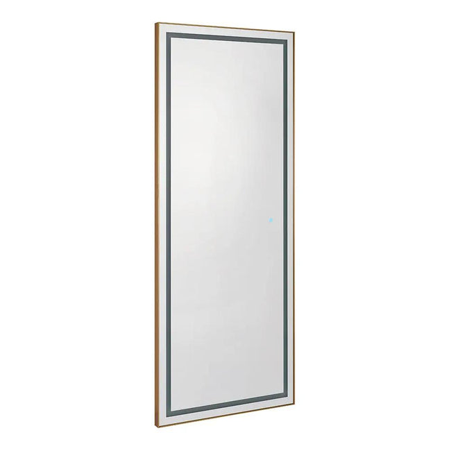 Salon Styling Unit with LED Salon Mirror & Anodized Aluminum Metal Frame - Symphony - DIR Store