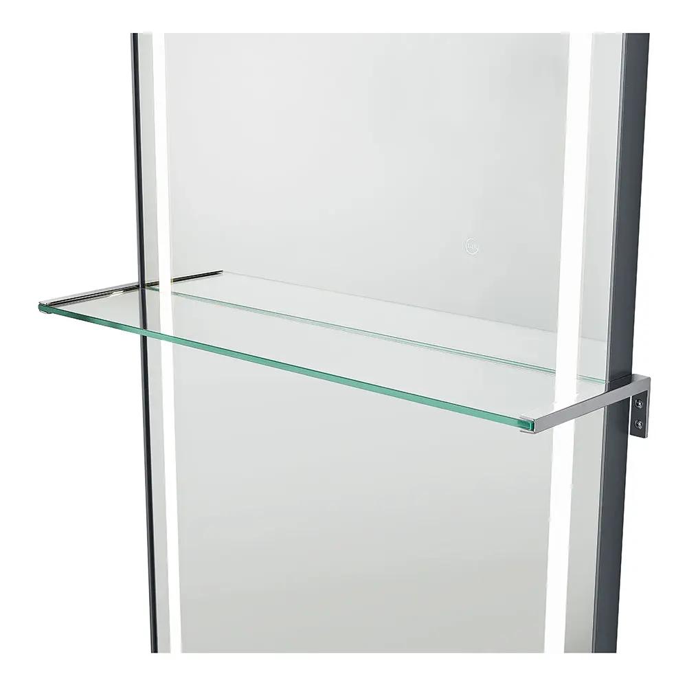 Salon Styling Unit with LED Salon Mirror & Anodized Aluminum Metal Frame - Symphony - DIR Store