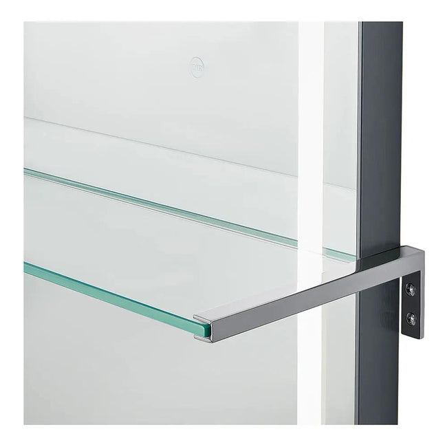 Salon Styling Unit with LED Salon Mirror & Anodized Aluminum Metal Frame - Symphony - DIR Store