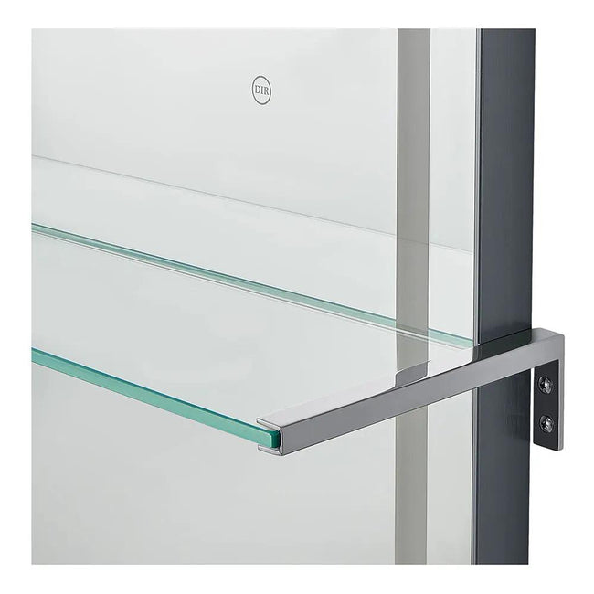 Salon Styling Unit with LED Salon Mirror & Anodized Aluminum Metal Frame - Symphony - DIR Store