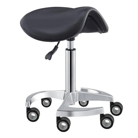 Beauty Clinical Salon Saddle Stool with Wheels - Harmony - DIR Store