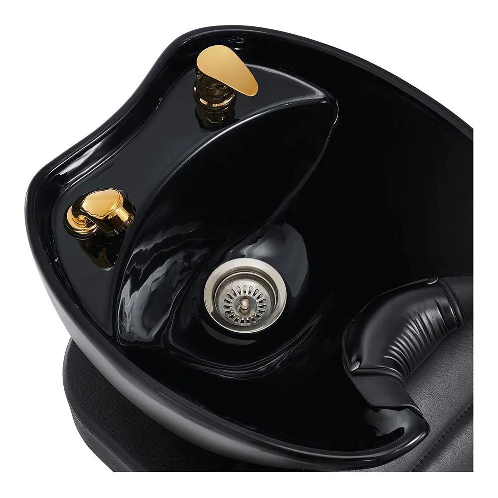 Beauty Salon Backwash Unit with Adjustable Basin & Seat - Beckman Gold Backwash Unit - DIR Store