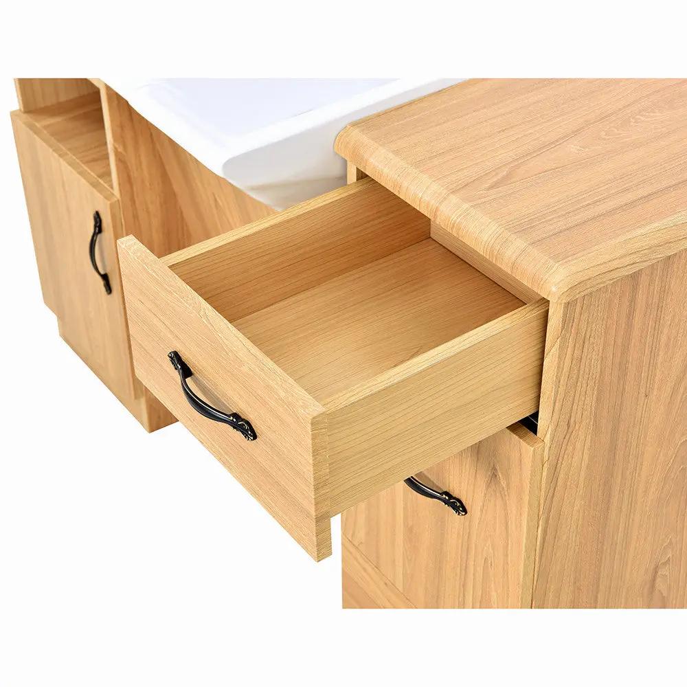 Barber Station With Frontwash Sink - Taylor Barber Unit - DIR Store