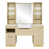 Barber Station with LED Barber Mirror - Istanbul Barber Unit with front wash basin and fittings