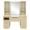 Barber Station with LED Barber Mirror - Istanbul Barber Unit with front wash basin and fittings
