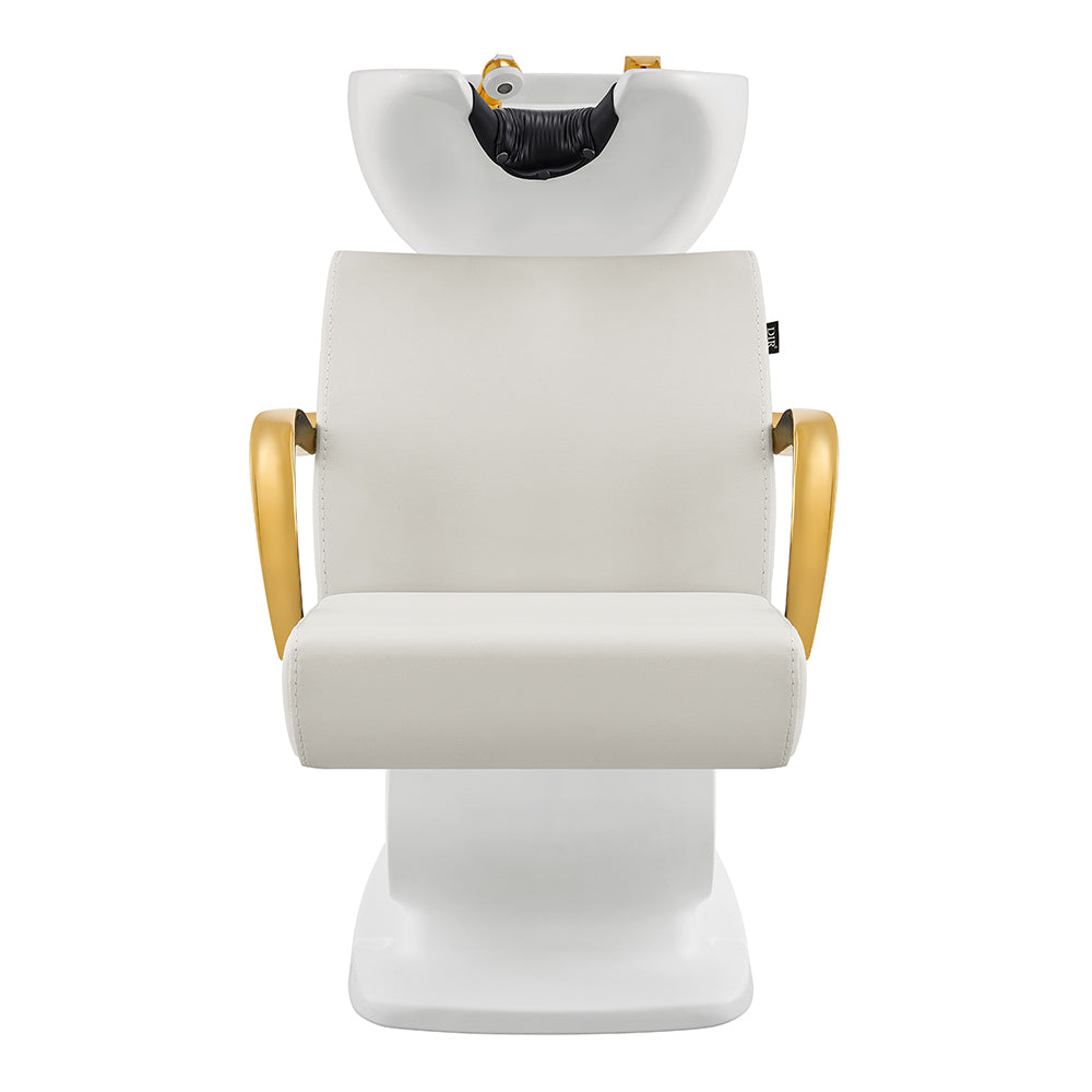 Beckman Gold Salon Shampoo Unit with Adjustable Seat