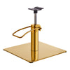 Salon Chair Hydraulic Pump and Square Base Set - Gold